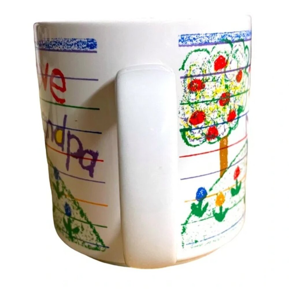 I LOVE MY GRANDPA ceramic coffee mug 10oz EUC - Picture 2 of 11